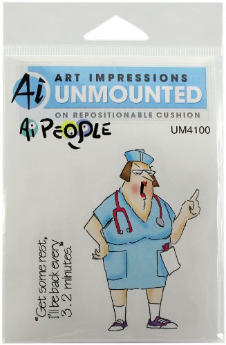 Art Impressions Nurse Norma Set Rubber Stamp