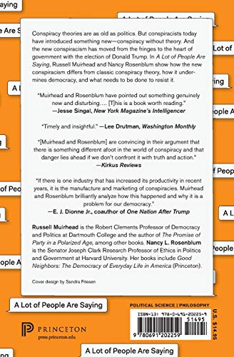 A Lot of People Are Saying: The New Conspiracism and the Assault on Democracy