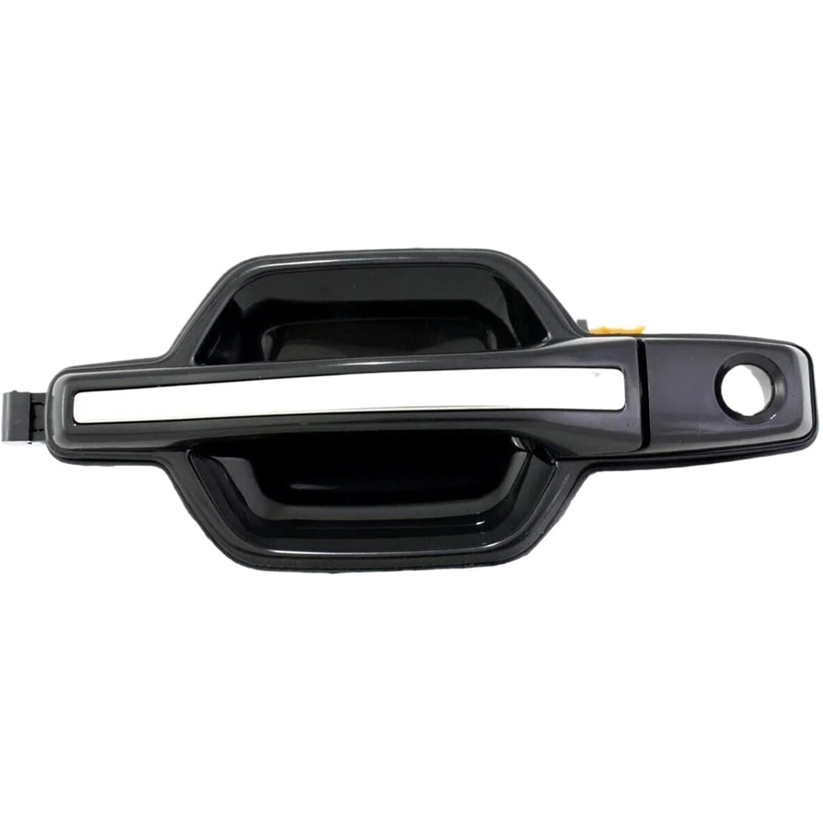 DUHNXUJ Car Door Handle for Mitsubishi for Montero 2001-2006 5716A359XA MR970425 Chrome Black Exterior Outside Door Handle(Front Left 1pc)