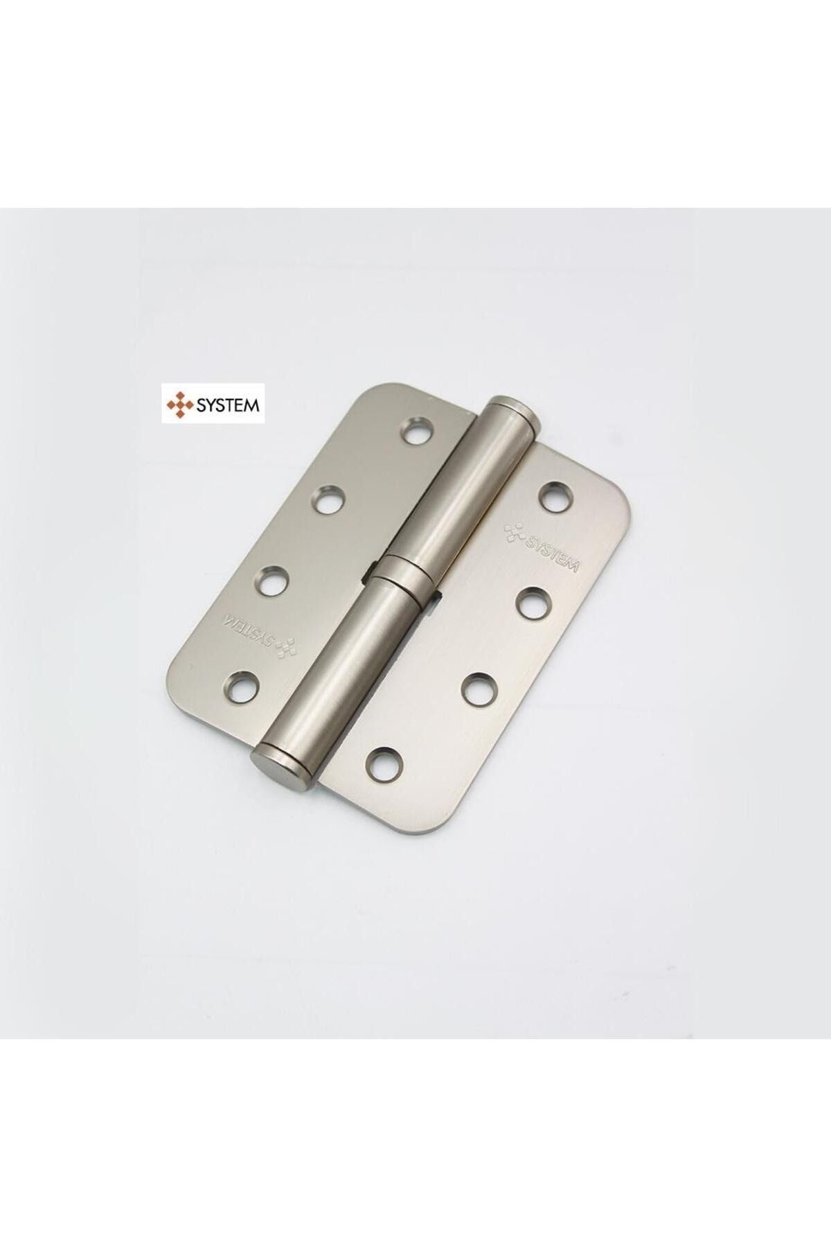 System Menteşe 10Cm Okka Sol 3Mm Saten Nikel - Sh100L Nb Tek Ebat Sh100L Nb