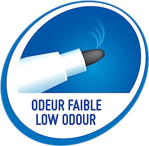 Feutres effaçables à sec Velleda BIC avec ardoise double face 1721 - 5