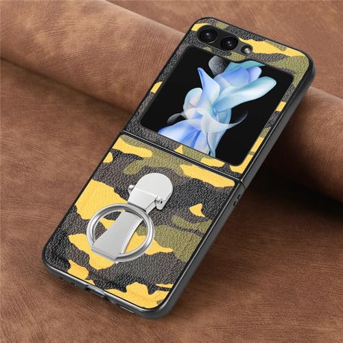 Coque Samsung Galaxy Z Flip 5 protection charnière avec anneau antichoc