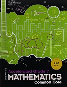 Paperback Chap 2014 Natl Pren Hall Math Common Core Accelerated Gr7 - All in One S/WB 2014 Wkb G7 Book