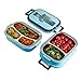 Doppio Strato Bento Lunch Boxes Porta Pranzo Ermetico Schiscetta Pranzo Termica Acciaio Inox Lunch Box Microonde Umami Con Posate Set Pranzo Ufficio