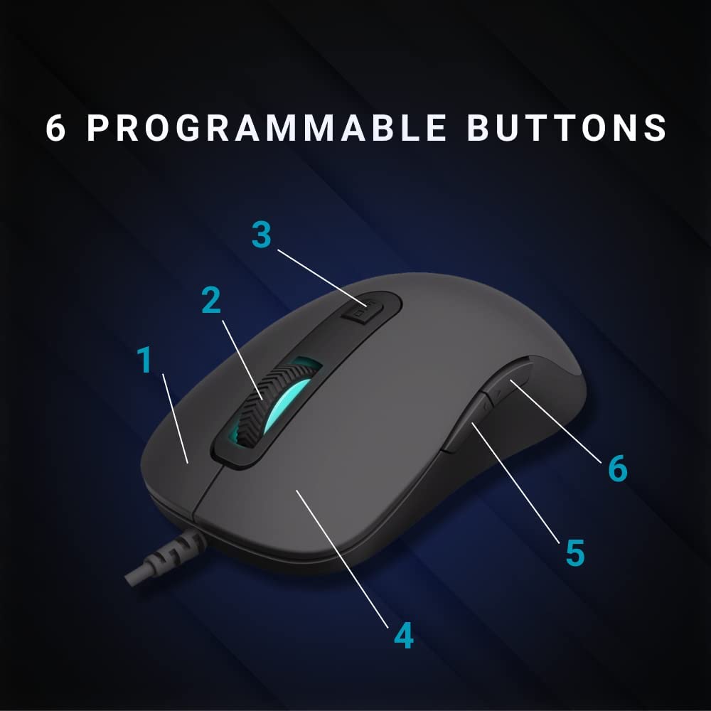 Rapoo V16RGB 6 Programmable Buttons