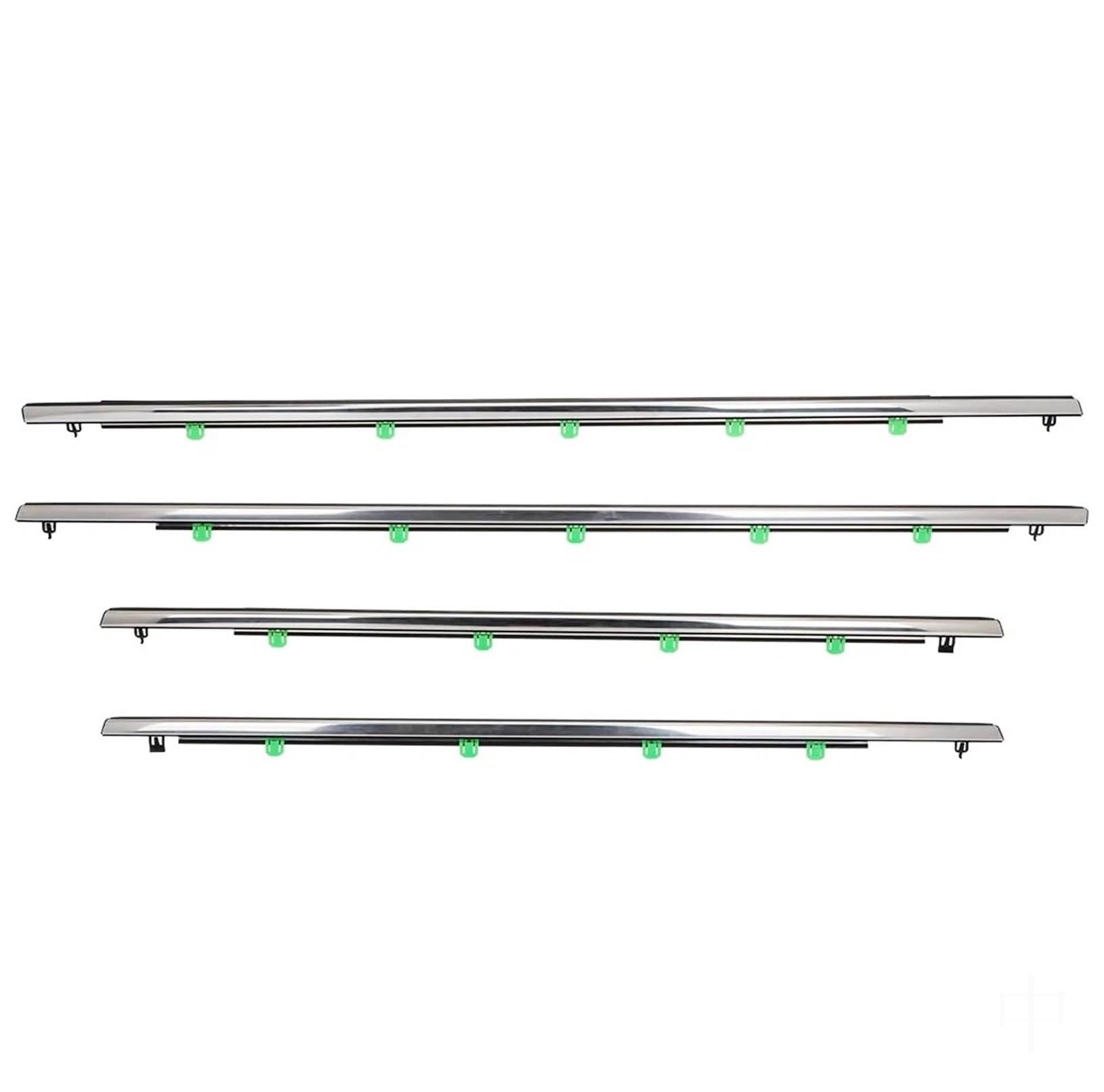 Spgsgmgtxt One Color For Cr-V 2007-2011 Silver Side Window Weatherstrip Moulding Beltline Molding