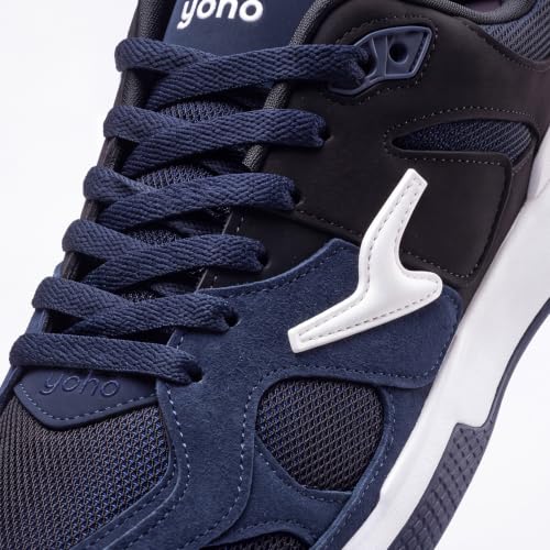 Image of YOHO Men's Sneakers Flo & Blazer | Stylish & Comfortable | Low Top, Lace Up Casual Shoes for Man /Gents