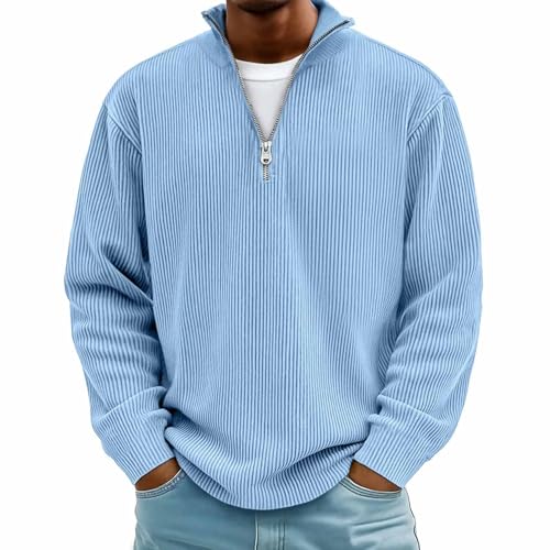 Mokaloha Mens Shirts, Mokaloha Men's Simple Everyday Ribbed Stand Collar Pocket Casual Long Sleeve Henley Shirt2