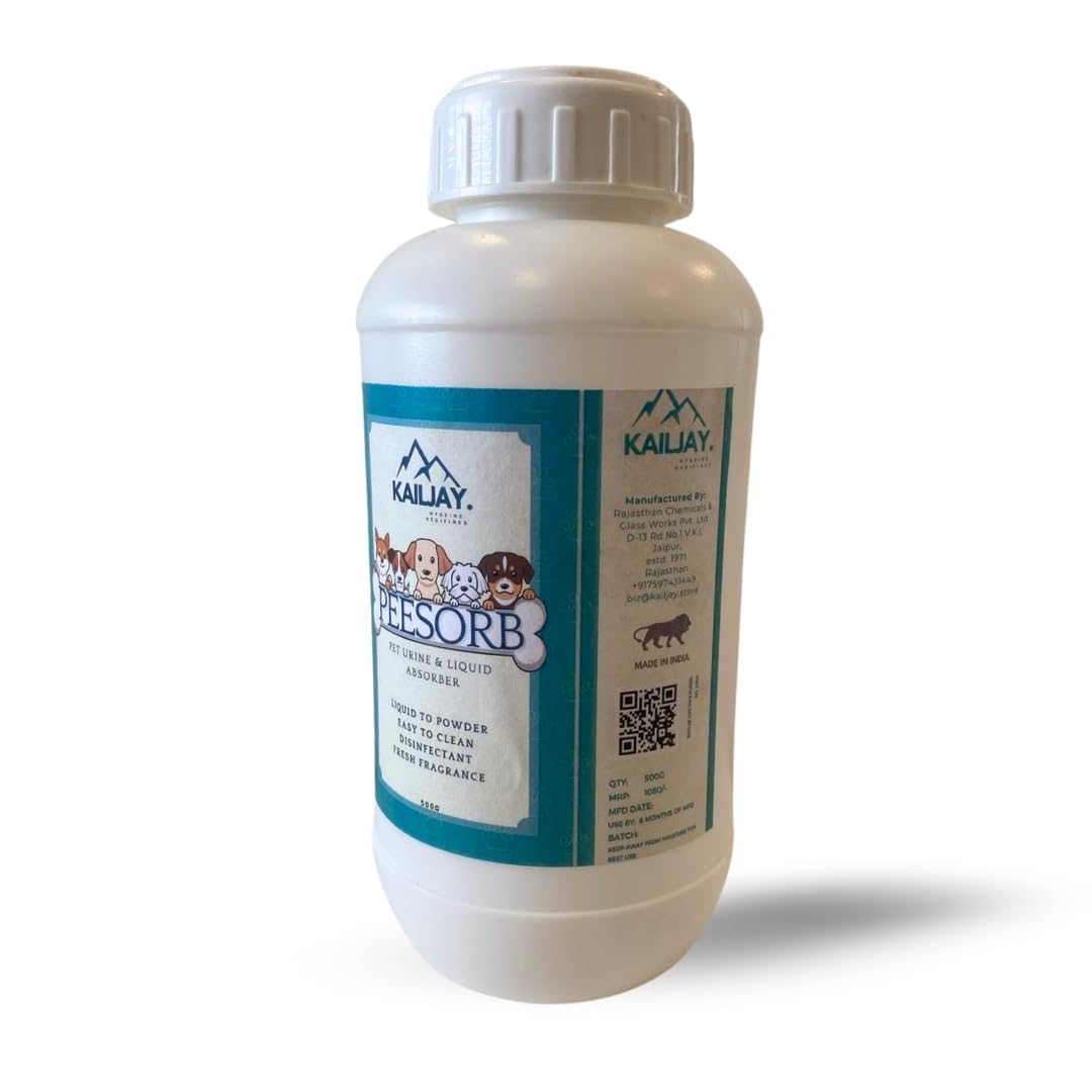 Kailjay peeSORB Pet Urine and Liquid Absorber, Liquid to Powder, Easy to Clean, Disinfectant, Fresh Fragrance, Easy to Use (400G) 2