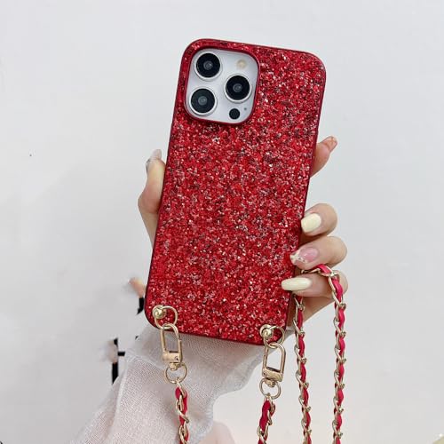 Coque diamant iPhone 7 8 SE contre les chutes avec lanière anti-perte élégante
