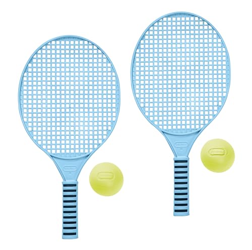 Little Tikes Sports Tennis - Incluye 2 Raquetas de Tenis y 1 Pelota de Espuma Pro, Juguete Deportivo de Juego Activo, Adecuado para Niños y Niñas Mayores de 3 Años