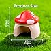 Shuaigetoao 3 PCS Jumping Spider Hide Creative Jumping Spider Decor Jumping Spider Habitat Mini Mushroom Decor Jumping Spider Enclosure for Jumping Spider Accessories(Mushroom)