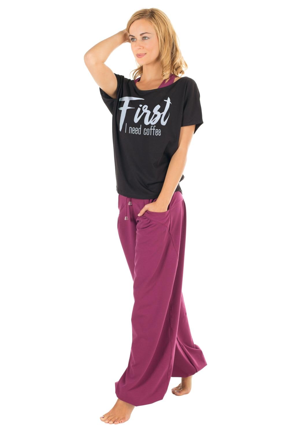WINSHAPE - Dance Fitness Freizeit Sport Trainingshose, Pantaloni Donna