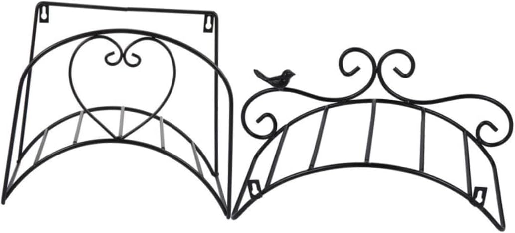 2pcs Garden Hose Holder Hanger Wall Mount Heavy Duty Hose Reel Storage Bracket for Garden