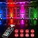 18LEDs Stage Par Lights - RGB LED Par Lights Sound Activated Auto Play by Remote & DMX Control Uplights for Wedding Birthday Church Music Light Show DJ Dance Party Events Stage Lighting