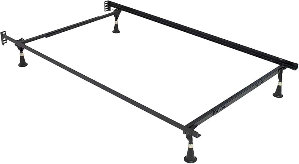 Bed Frame with Locking Wheels