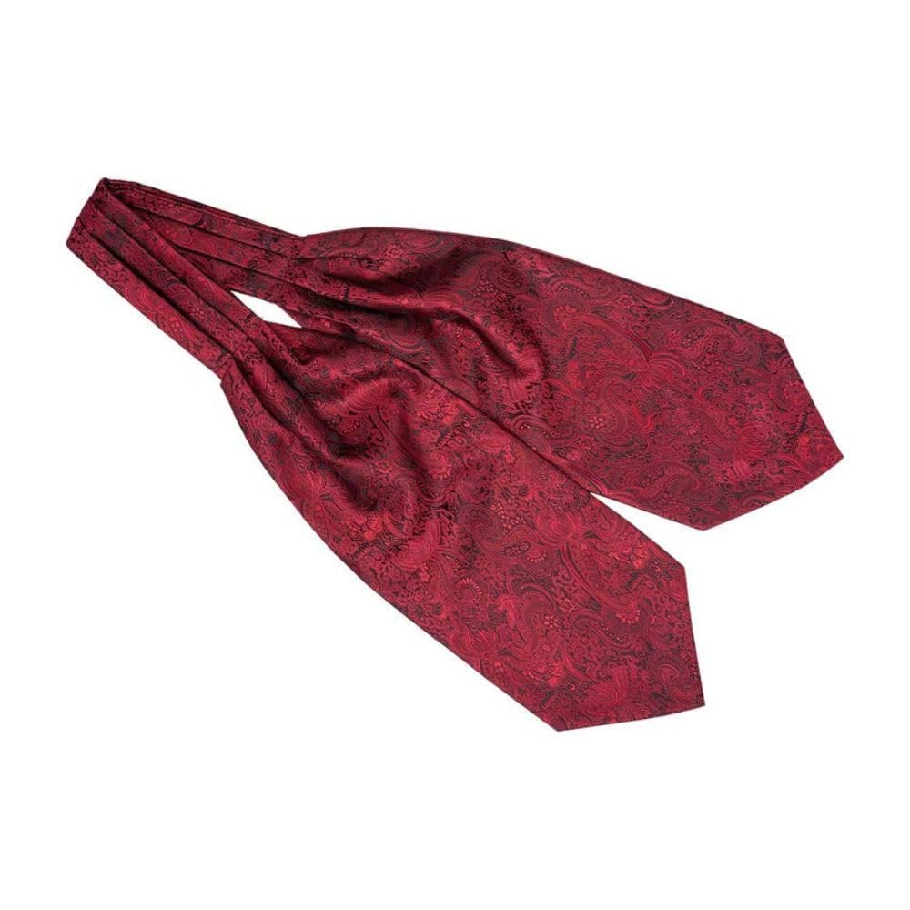 Royal Paisley Burgundy Cravat For Men