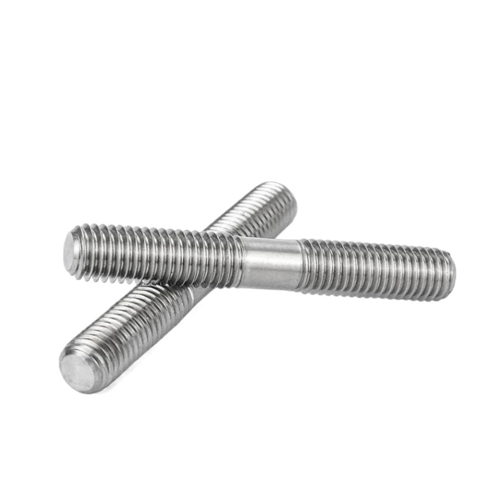 Edelstahl-Gewindestift, Edelstahl-Gewindebolzen TA2-Reintitan-Doppelkopfschrauben Gewindestangen M4-M10 20-120mm(M8 (5pcs),40mm)