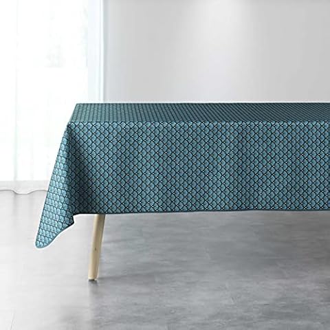 Nappe Rectangle Artchic Bleu Cover