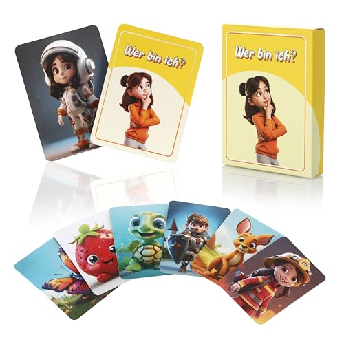 Little Lino Pantomime Kartenspiel - Gesellschaftsspiel für Kinder als Beschäftigung für unterwegs - Kleines Geschenk für Jungen und Mädchen