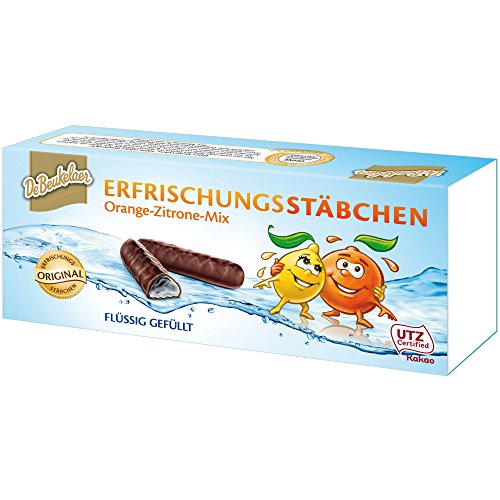 De Beukelaer Orange and Lemon Jellies in Chcolate 2x75g/2x2.6oz 2-pack
