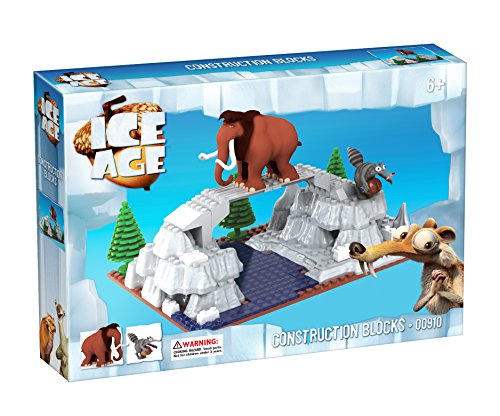 BRICTEK Children's Ice Age Manny & Scrat Interlocking Building Brick Toy