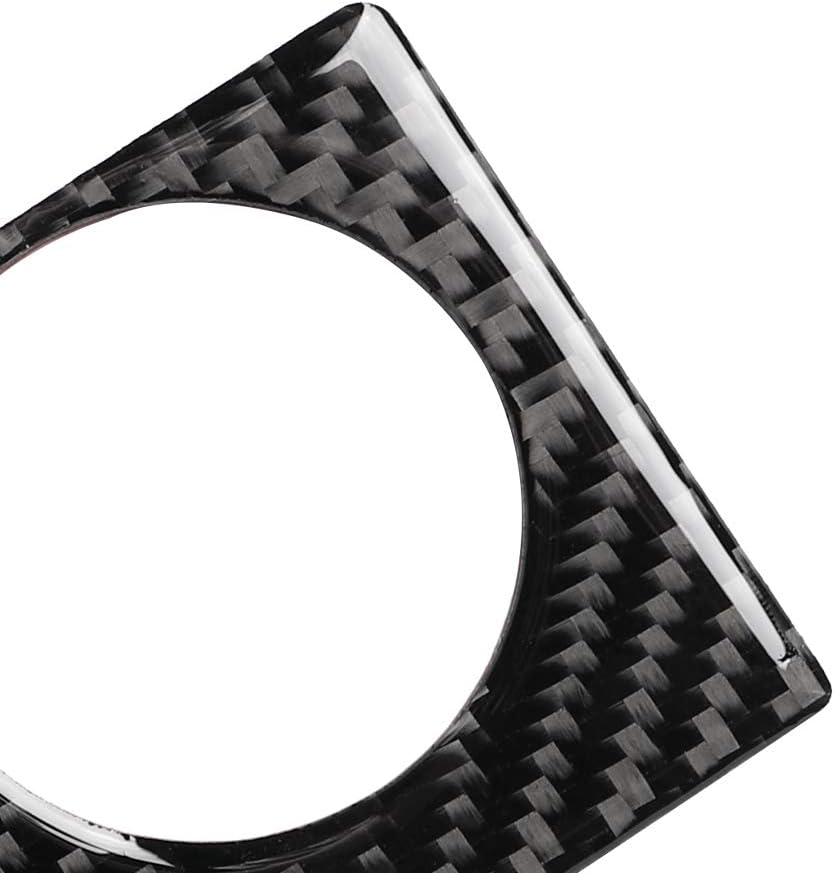 Real Carbon Fiber Interior Trim Compatible with Lexus NX 200 300 200t 300h 2015-2021 2016 2017 2018 2019 2020 Car Multimedia Control Knob Sticker Decor Cover Accessories Decal Black