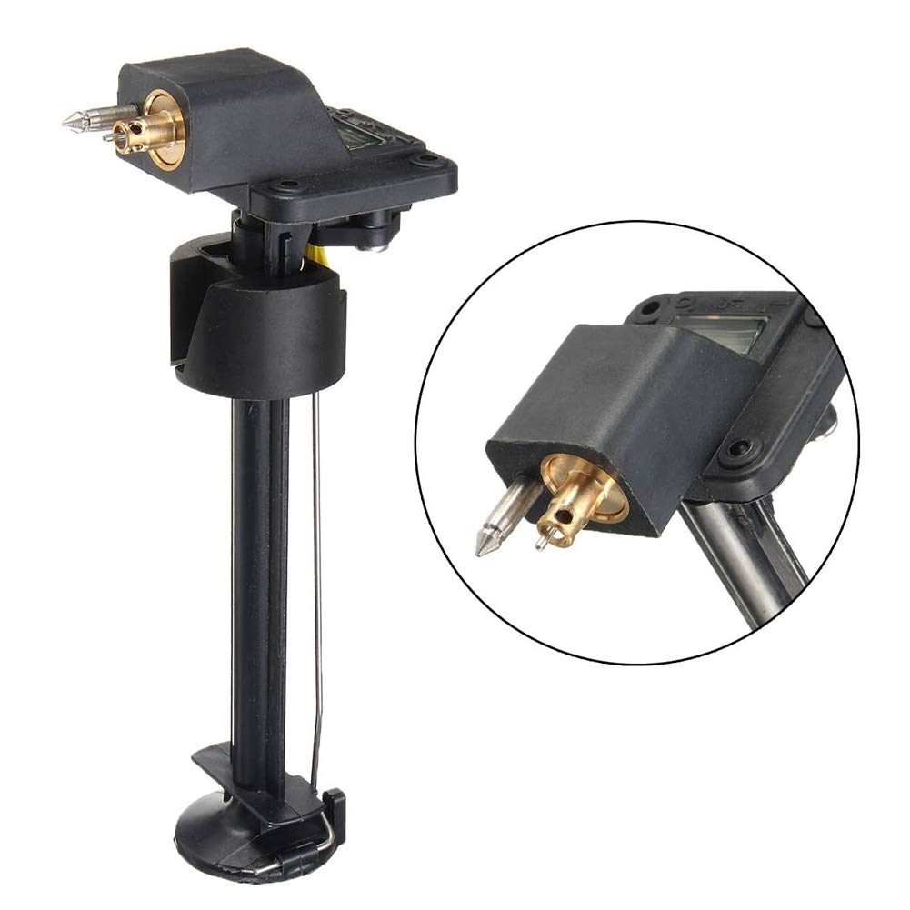 Kraftstoffanzeige, Asudaro Außenborder Tankanzeige für Tanks Marine Kraftstoffanzeige Ölanzeige Externer Motor 12L / 24L Kraftstofftanks für Außenbordmotor,Schwarz