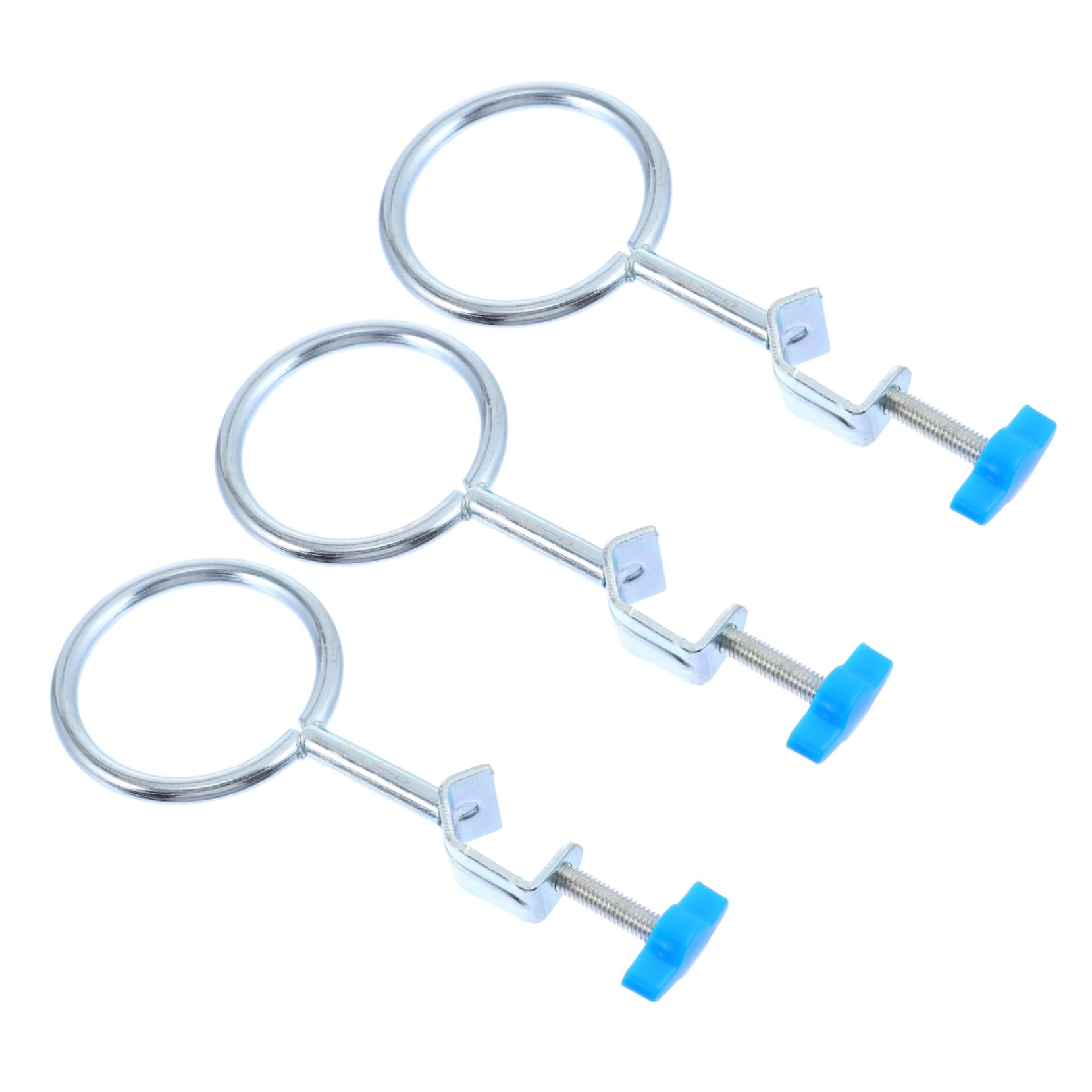 STOBAZA Pcs Laboratory Support Retort Rings Sturdy Iron Ring Holders for Iron Labs Experiment Equipment Random
