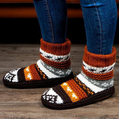 Image of cosyone1997 Slipper Socks for Women Warm Fuzzy Non Slip Soft Sole