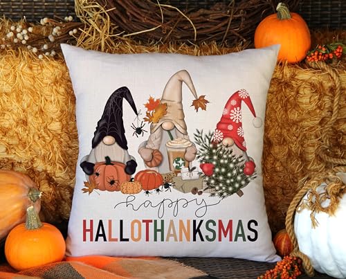 Halloween-Gnome-Pillow-Covers-18×18-Fall-Autumn-Thanksgiving-Christmas-Throw-Cushion-Cases-for-Couch-Sofa-Harvest-Holiday-Farmhouse-Home-Decor-AH64 Halloween Gnome Pillow Covers 18×18 Fall Autumn Thanksgiving Christmas Throw Cushion Cases for Couch Sofa Harvest Holiday Farmhouse Home Decor AH64