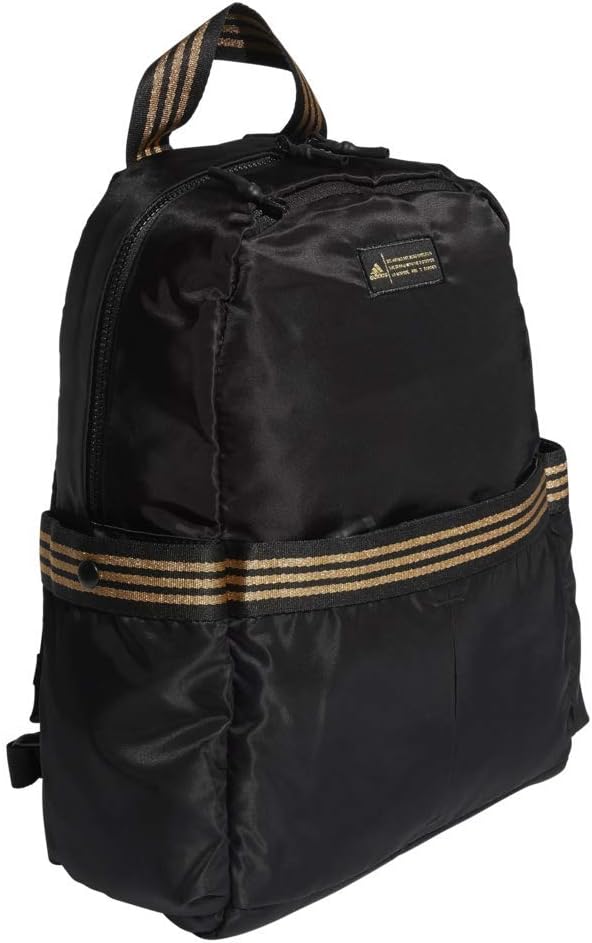 adidas Women's VFA Backpack, Black/Gold Leurex, ONE SIZE