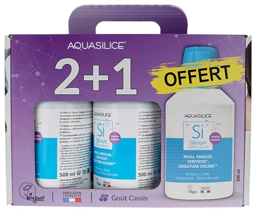 Coffret Silicium Source Végétale - 3x 500 ml