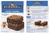 Brownie Mix Caramel Premium Salted Brownie Mix (Pack Of 2 Boxes), 16 Oz. Each Brownie Mix Box.