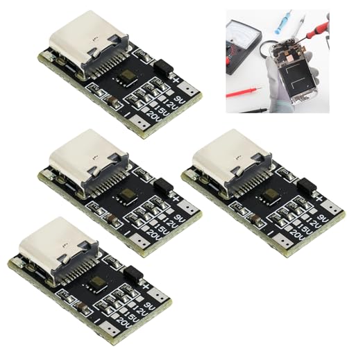 Ya en mundofriki.es: 4 unidades PD/QC/AFC Decoy Modul tipo C hembra, entrada USB, carga rápida, Decoy Trigger Module, para placas base portátiles, compatible 9-20 V, salida de voltaje fijo