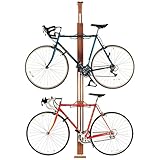 gearup OakRak Floor to Ceiling Storage Rack, Golden Pecan