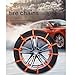 Universal Reusable Anti-Skid Nylon Tire Chains, Universal Reusable Anti-Skid Pe Tire Chains - Skid Safety for Any Road, For Cars Suvs Trucks, Reusable Winter Safety Chains for Snow Ice Mud (40)