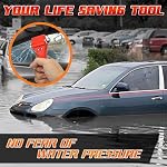 Car Window Breaker Seatbelt Cutter, One Second Safety Hammer - Image 3
