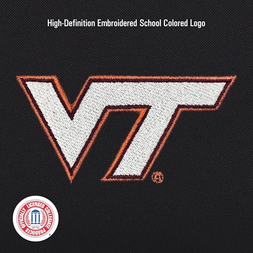 Image of JanSport NCAA Officially Licensed Backpack, Virginia Tech Hokies, Superbreak Plus with Padded 15'' Laptop Sleeve, Spacious Computer Bag for Men & Women, Durable Daypack with Bottle Pocket, Black