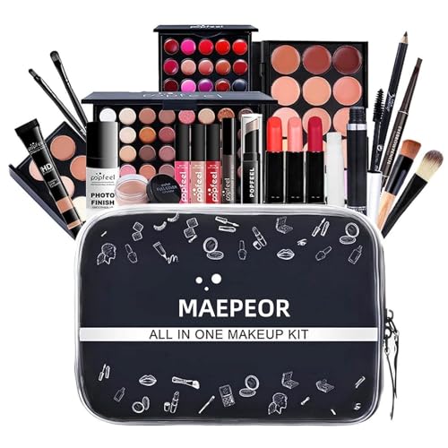 MAEPEOR All In One Makeup Kit 24PCS Makeup Kit for Women Full Kit Multi-Purpose Makeup Set for Beginners or Pros (KIT003)
