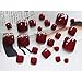 Produktbild Ba30DEllylelly 24 Stk. Gefälschte Nägel Zehennägel Falsche Nägel Spezielle kurze quadratische Abnutzung Patch Feet Nail Beauty Art Kit