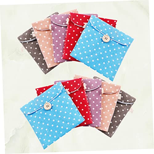 Bolsa portátil para almacenamiento de toallitas SHERCHPRY 10 piezas miniatura 5
