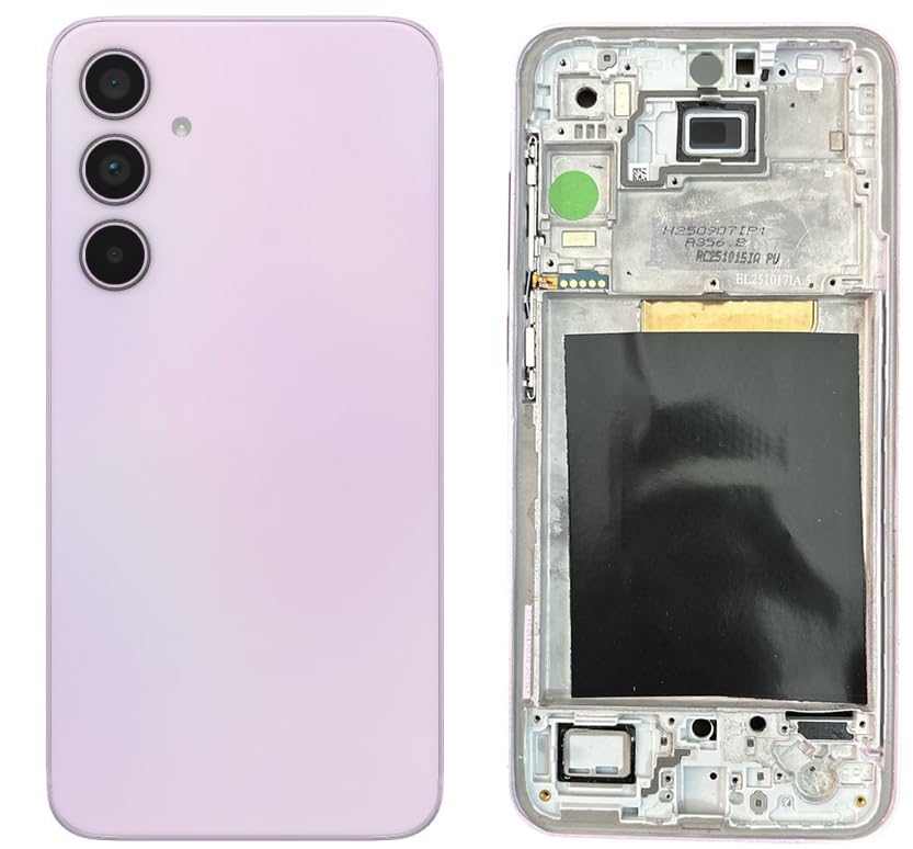 BACKER THE BRAND) Full Panel Compatible with Samsung Galaxy A35 5G Replacement Body with External Button and Camera Glass- Violet-image-37