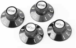 Amazon.co.jp: フェンダー Fender 72 Telecaster Custom Knobs 4 Black