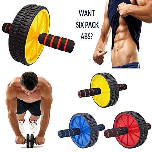 ALN® 5 in 1 Tummy Trimmer with Ab Wheel Roller Combo Core Abdominal Workout Weight Loss Home Gym Equipment Trimmer-Abs Exerciser-Body Toner for Men & Women(Random Color) 2