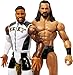 Mattel WWE Main Event Showdown Action Figures 2-Pack with Accessory, Series #23 Jey USO vs Drew McIntyre Collectible Set, 6-inch