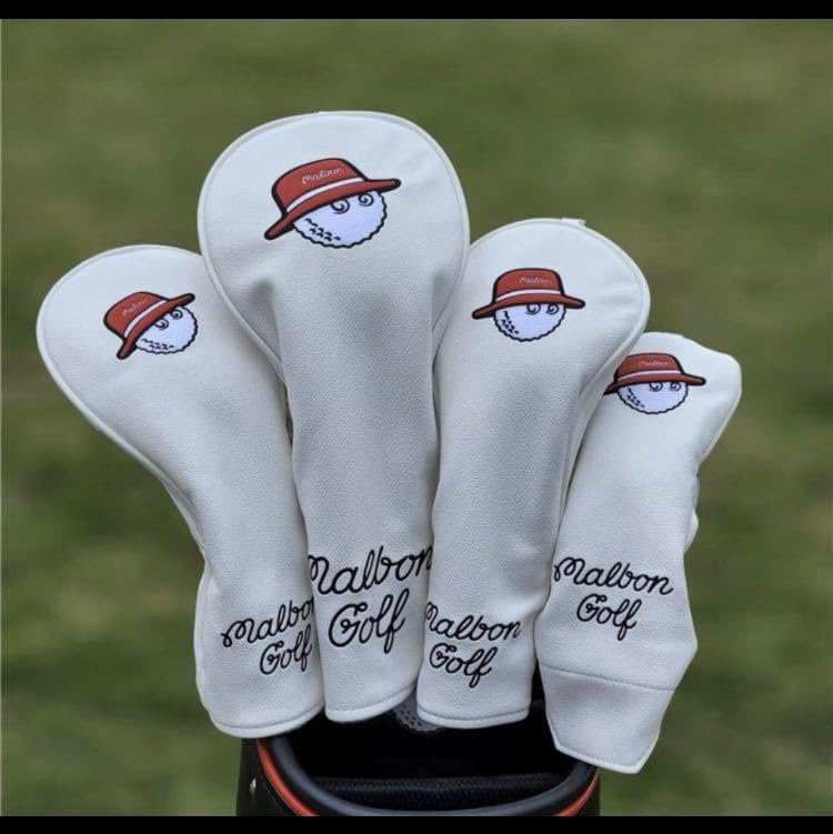 マルボン ゴルフ ヘッドカバー Malbon パターカバー 4個 ホワイト色tt 楽天市場】マルボンゴルフ パターカバー MALBON GOLF メンズ