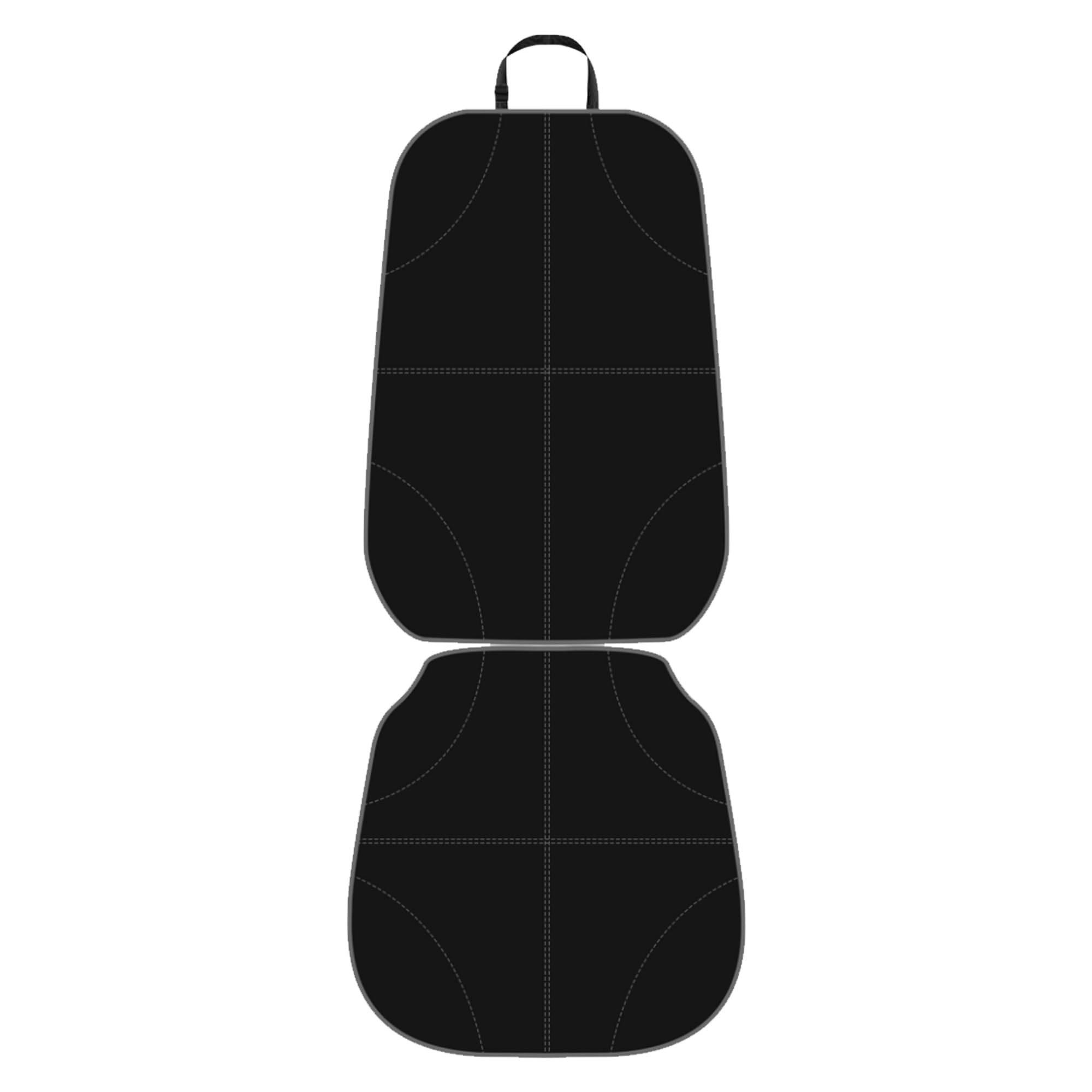 Bowagn Baby Car Seat Protector for Child Seats 109x54cm – ISOFIX-Compatible,300D Oxford Fabric with PVC,Waterproof,Non-Slip with Metal Buckle,Black