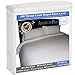 American Pillowcase - King / California King Bed Striped Duvet Cover - 100% Egyptian Cotton, 540 Thread Count With Wrinkle Guard (Color: White)