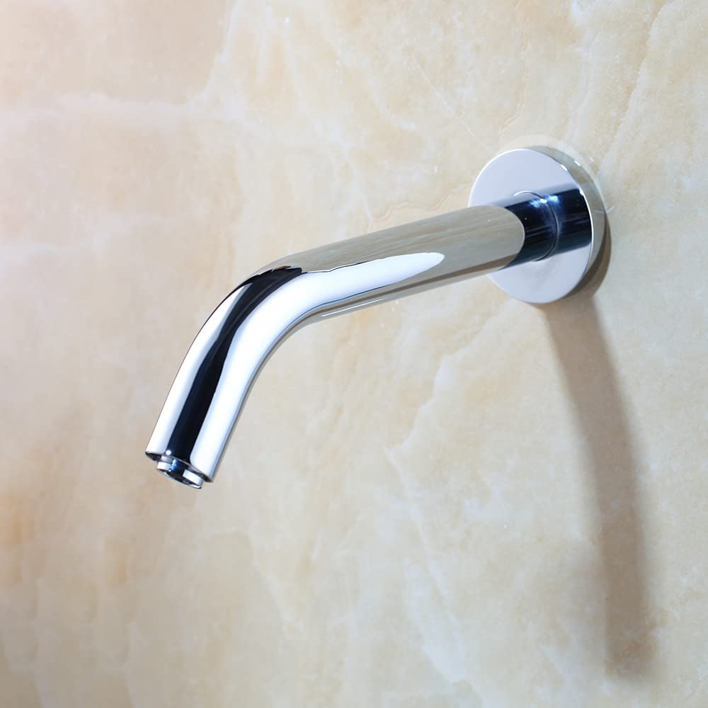 Fini les traces de doigts : robinet de salle de bain or capteur automatique encastré